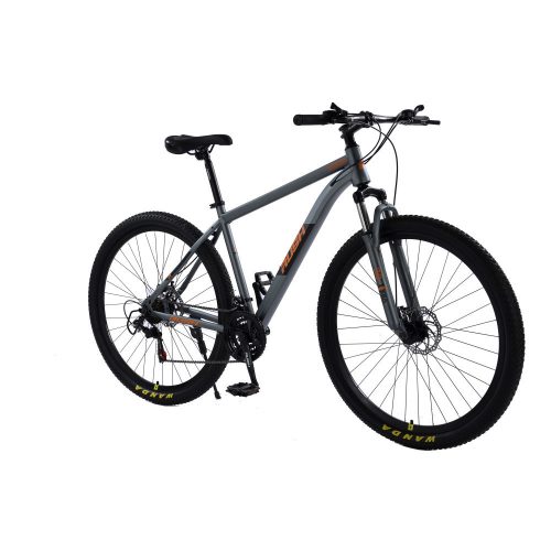 Bicicleta MTB, Rush B326-Orange 26", schimbator Shimano, frane disc, cu suspensie PRO, gri/orange