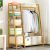 Raft de haine cu suport de pantofi, BM02-110, 140 x 110 x 40 cm
