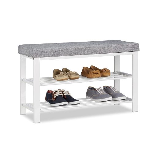 Dulap pentru pantofi 80 x 33 x 50 cm alb CS06-80