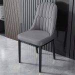 Scaun dining scandinav 43x45x100 cm gri BC ET02-2