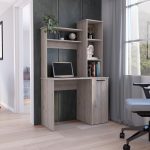 Birou cu rafturi și spațiu de depozitare 98,5x45,3x162,5cm maro FUR1233-2