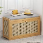 Suport pentru încălțăminte din bambus 70x25x45cm BC FUR1674-2
