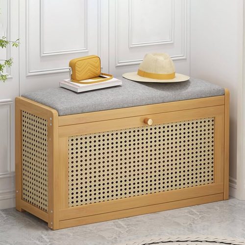 Suport pentru încălțăminte din bambus 70x25x45cm BC FUR1674-2
