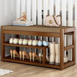   Dulap pentru încălțăminte din bambus 97x29x48cm BC FUR1675-3
