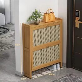   Dulap pentru încălțăminte din bambus 68x17x87cm BC FUR1676-2