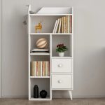 Dulap cu sertare 61x30x130 cm alb FUR1870-1