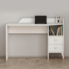 Birou cu sertare 120x55x82 cm alb FUR1871-1