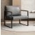 Fotoliu confortabil pentru living BeComfort 70x60x54cm gri FUR1929-1