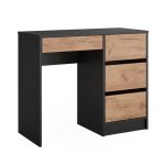 Birou cu sertare 90x40x75cm gri FUR1953-1