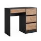 Birou cu sertare 90x40x75cm gri FUR1953-1