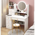 Măsuță de toaletă, masă de machiaj 120 x 37 x 80 cm BC HT-1503