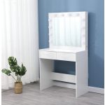 BeComfort HT16-2 Masa de toaleta moderna 140 x 40 x 80 cm, alb