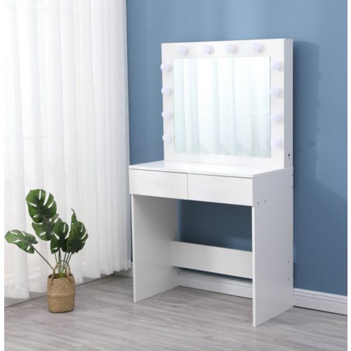 BeComfort HT16-2 Masa de toaleta moderna 140 x 40 x 80 cm, alb