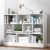 Bibliotecă raft dulap, KW2-120, 120 x 24 x 104 cm, alb