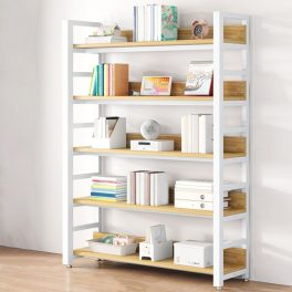   Raft de depozitare metalic 5 polițe 60x30x182cm stejar PG02-4