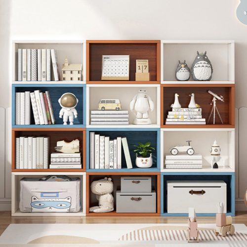 Bibliotecă 12 rafturi, PR01, 45 x 17 x 30 cm