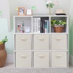 BeComfort raft cu 6 cutii de depozitare 90x90x30 cm TN05